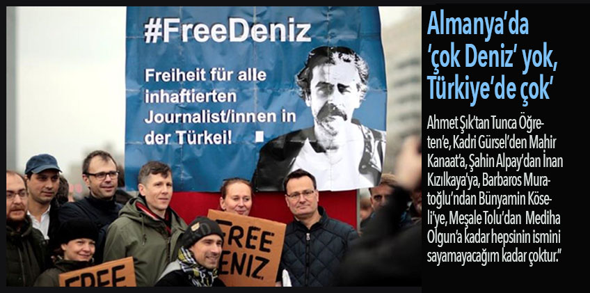 Tutuklu gazeteci Yücel’den Erdoğan’ın ‘Almanya’da çok Deniz var’ sözüne yanıt